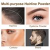 Hairline Powder for Women - Dark Brown Root Touch Up, Conceals Thinning Hair and Bald Spots, Waterproof Volumizing Hair Filler