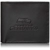 Team Sports America NFL Seattle Seahawks Black Wallet | Bi-Fold | Officially Licensed Stamped Logo | Made of Leather | Money and Card Organizer | Gift Box Included