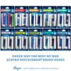 Alayna Replacement Toothbrush Heads for Oral B Braun Electric Toothbrushes - 16 Assorted Brush Head Refills Compatible w/OralB (4) Cross Clean, Floss, Precision, Sensitive (Fits Most Oral-B Bases)