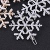 Beaupretty 8Pcs Snowflake Hair Clips Christmas Holiday Hair Barrettes Hairpins Hair Accessories Christmas Gifts for Women Girls