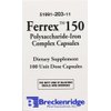 Ferrex 150 Polysaccharide Iron Complex Capsules by Breckenridge - 100 Ea