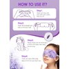 BeMyLady 30 PACK Steam Eye Mask for Dry Eyes, Eye Mask Warm Compress 45Mins, Moist Heated Eye Masks for Dark Circles Puffiness Eye Bag, Travel Portable Business Office