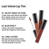 BBIA Last Velvet Lip Tint - Soft & Creamy Matte Finish Lip Stain, Blur Effect with Velvety Texture, Long-Lasting, High Pigment, Lightweight, Non-Drying, Korean Lip Makeup (35 FEIGN JOY)
