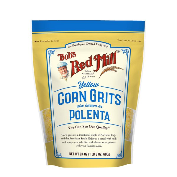 Bob's Red Mill Polenta/Corn Grits - 24 Ounce (Pack of 1) - Classic Italian Polenta, Rich Creamy Porridge, Vegan