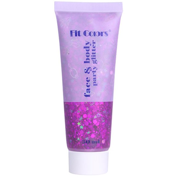 BeeYoYe Purple Body Glitter,Face Glitter Gel,Mermaid Sequins Liquid Holographic,Face Eye Lip Hair Music Festival Rave Accessories Makeup,Sparkling Body Glitter Gel for Women,50m