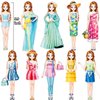 Daniel Axel Magnetic Dress Up Paper Doll,Magnet Princess Dress Up Dolls for Girls Ages 4-7 Kids,Travel Activities Road Trip Car Ride Interactive Learning Created Imagine Set Birthday Gift