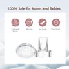 Duckbill Valves & Silicone Diaphragm,Compatible with S12 Pro S9 Pro S12 S9,Wearable Breast Pump Universal Duckbill Valve and Silicone Diaphragm Accessories (4 Piece Set)
