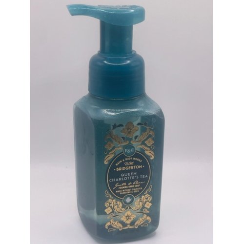 Generic Queen (Charlottes) Tea Gentle Foaming Hand Soap 8.75 Ounce Full Size Pump Bottle Wash, blue