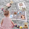 Holoary First 5 Years Baby Memory Book, 76 Colourful Illustrated Keepsake Journal Pages Record Book Album for Newborn Baby Boy or Baby Girl, Woodland Animals Design