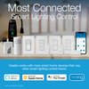 Lutron Claro Smart Switch for Caseta Smart Lighting, for On/Off Control of Lights or Fans | Includes Wire Label Stickers | Neutral Wire Required | DVRF-5NSS-WH-R-3 | White (3-Pack)
