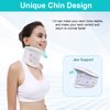 TANDCF Cervical Neck Brace Collar with Chin Support for Stiff Relief Cervical Collar Correct Neck Support Pain Bone Care Health(Size M)