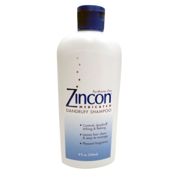 Zincon Medicated Dandruff Shampoo 8 oz (Pack of 3)