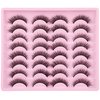 Lashes Natural Look Wispy Fasle Eyelashes 12mm Short Faux Mink Eyelashes Cat Eye Fluffy Strip Lashes Pack by Zegaine 16 Pairs
