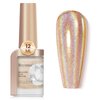 Bevimee Holographic Nail Polish 12ML Air Dry Fast Iridescent Shimmer Glitter Nail Polish Chameleon Champagne Holo Laser Pearl Nail Polish Nail Art-No Require Cured 1PC