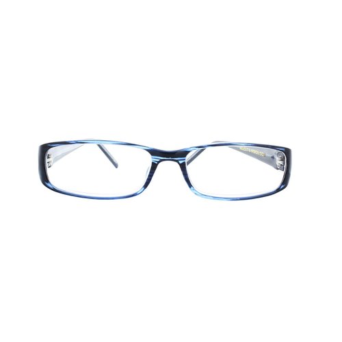 SAV Eyewear Women's Victoria Klein 7021 Blue Rectangular Reading Glasses, 27 mm + 1.75