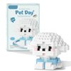 Scosloo Micro Mini Building Blocks Dog Series, Animals Model Toy Party Favors for Kids, Creative Building Blocks Toys, Birthday Gift for Boy Girl Ages 6-12+ (Bichon Frise)