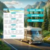 lovielf RV Equipment Checklist Packing List - Erasable Reusable Laminated & Double Sided | A4 Size 8.27" X 11.69" |