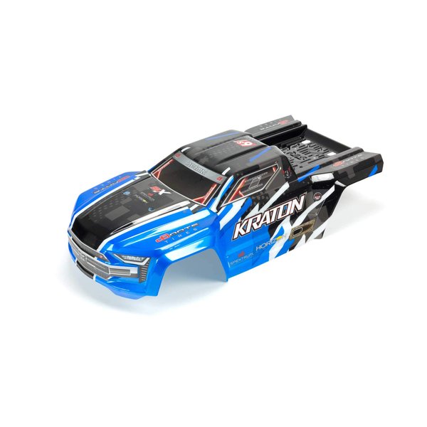 ARRMA 1/8 Trimmed and Painted Body with Decals, Blue: KRATON 6S BLX, ARA406157