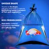 AMZ Clear Plastic Fish Bags for Live Fish, 6 x 12 Inch. Pack of 50 Polyethylene Live Fish Shipping Bags. 2 Mil Thick Aquarium Fish Bags. Durable Fish Transport Bags. Plastic Bags for Fish Transport