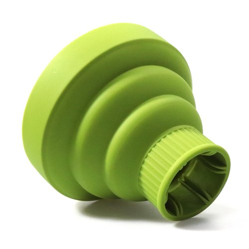 Collapsible Hair Diffuser Attachment for Hair Dryers, Portable Silicone Diffuser for Curly Hair, Universal Fit 1.57-1.99 Inch Nozzle, Ideal for Travel, Salon, and Home Use (cyan)