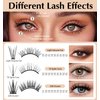 Manga Lash Clusters, Spiky Anime Lashes Cluster 5-16mm Multi-Type Mixed Natural Lash Clusters Individual Lash Clusters with Bottom Lashes Wispy Eyelash Clusters for Self Application At Home