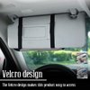 Car Sun Visor Organizer, Sunglass Holder and Storage Pocket, Card Cash Pouch with Multi-Pocket Net Zipper, Case Bag for License Pen Key, Auto Interior Accessories for Truck, SUV, Van (Black)
