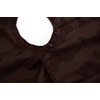 Betty Dain Bleach-proof All Purpose Styling Cape, Material Defends Against Bleach Stains, Color Proof, Chemical Proof, Waterproof, Lightweight Embossed Nylon, Brown