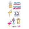 12th Birthday Temporary Tattoos (4 Pages) - 12th Birthday Party Supplies, Ideas, Gifts and Decorations