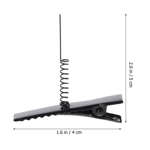 Abaodam 100pcs Metal Duck Bill Hair Clips DIY Hairpins Barrettes for Hair Styling School Home Party Christmas DIY Accessories Hairpins