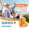 Nutrazul Vitamin C 1000mg Effervescent Tablets- Orange 20’s | 20 Days Supply | Gluten Free, Lactose Free, Sugar Free & Preservative Free | Maintains Immune Function