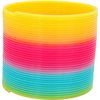 The Dreidel Company Plastic Multicolor Coil Spring, Goody Bag Fillers, Party Favor for Kids, 3" Inches (80mm) (2-Pack)