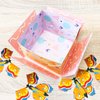 FETTIPOP DIY Butterfly Explosion Gift Box (white-yellow) DIY 7.1x5.5x4.3 inches, Surprise Flying Butterfly Box