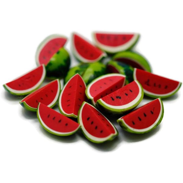 20 Psc Watermelon Dollhouse Miniatures Food Kitchen