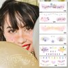 HAIIDOAK Face Temporary Tattoos, 12 Sheets of Waterproof Face Tattoos for Birthday Party, Assorted Birthday Theme Stickers for Girls and Women