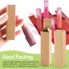 Cositina 100 Pack 0.78 * 0.78 * 3.34 inch Kraft Paper Lipstick Box Rectangle Lip Balm Kraft Boxes Essence Oil Bottle Packaging Organzier for Makeup Sample Tube Storage DIY Gifts - Brown