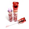 ROMANTIC BEAUTY 2PCS of Kiss Me Magic Lip gloss Vitamin E Lipglosses Lipgloss Mineral Oil LG7041 + Free Zipper Bag