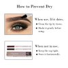 DEVIMIC Eyebrow Tattoo Pen, Microblading Eyebrow Pencil, with a Micro-Fork Tip Applicator, Create Natural Looking Eyebrows, Easy to Use and Stays All Day (Black)