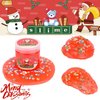 3 Pack Christmas Clear Slime Set, Christmas Slime Kids Clear Slime, Stress Reducing Toys, Party Gifts, Gifts for 6 Year Old Girls, Advent Calendar 2024, Slime for 4-6 Year Old Boys