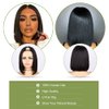 Hanne Fashion U Part Human Hair Wigs Brazilian Virgin Human Hair Wig Short Bob Wig for Black Women 12inch