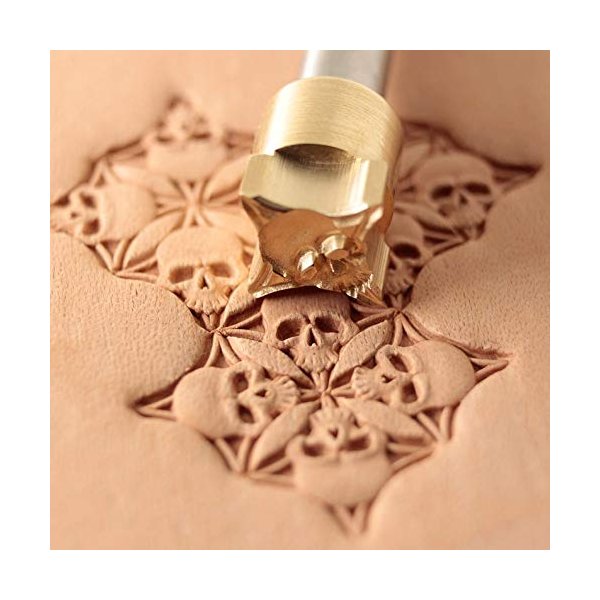 Skull Leather Stamp Tool Stamps Stamping Carving Punches Tools Craft Leathercrafting