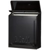 Gibrailtar THVKB001 Black Townhouse Wall Mount Mailbox, 10.1"
