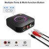 1Mii B06S+ Bluetooth 5.2 Receiver, HiFi Bluetooth Audio Adapter w/LDAC, aptx HD & aptx Low Latency, Long Range Hi-Res Audio with Volume Control, 3.5mm & RCA outputs, Easy Setup for Home Stereo System