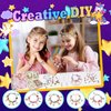 BEIKEETOO Charm Bracelet Making Kit for Girls 8-12, DIY Bead Jewelry Making Kit with Box, Arts and Crafts for Kids 6-8 Gifts for Girl Toys Age 6 7 8 9 10 11 12 Festival Birthday