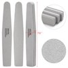 Nail Buffers Blocks 10 Pcs Double Sided Professional Nail File 100/180 Grit for Acrylic/Natural Nails, Gray
