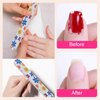 IFUNSON Professional Nail File, Colorful Double Sided120/180 Grit Emery Boards, Manicure Pedicure Tool and Nail Buffering Files, 10 Pack