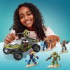 Mega Construx Halo Warthog Rally Vehicle Halo Infinite Construction Set with Master Chief Character Figure, Building Toys for Kids