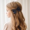 Hair Bow Clips (Black)