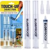 Slobproof Touch Up Paint Pen- Refillable Paint Brush Pens 2 in 1 Pack- Refillable Paint Pens for Walls, Touch up Work, Paint Touch Up Pen for Walls, Furniture, Kitchen Cabinet, Wood, Floor, Window