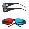 La Tartelette Red/Cyan Anaglyph Simple Style 3d Glasses 3d Movie Game-extra Upgrade Style (2 Pairs)