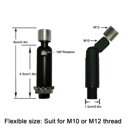 Haligate Black Sloped Ceiling Adapter for Pendant Light Chandelier Ceiling Lamp 1 Pcs, Vaulted Ceiling Light Fixtures